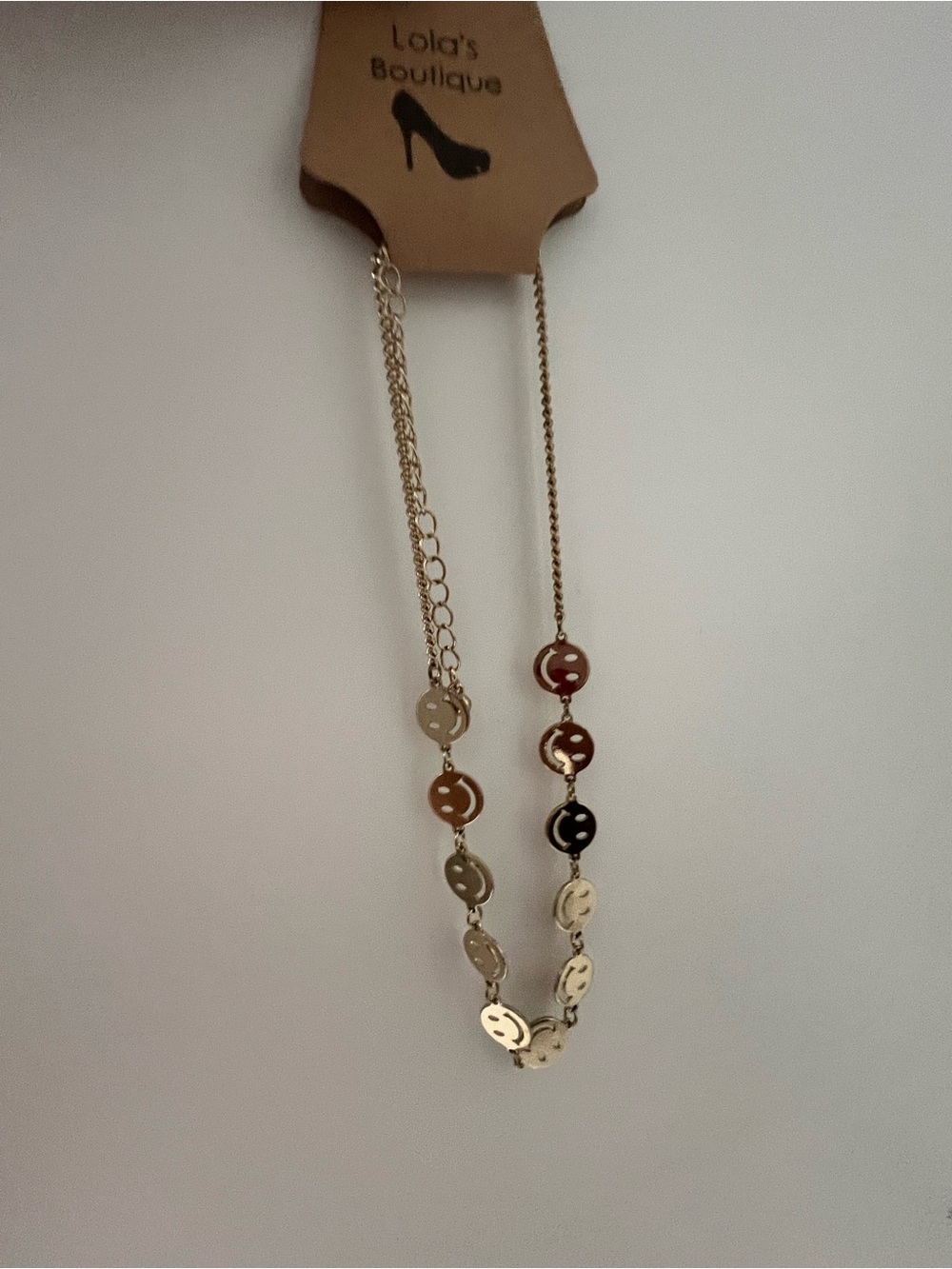 Fashion Happy face Necklace